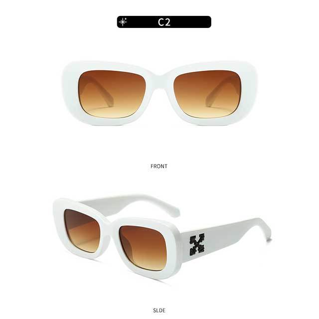 Small Rectangle Trendy Sunglasses