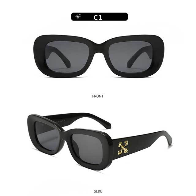 Small Rectangle Trendy Sunglasses