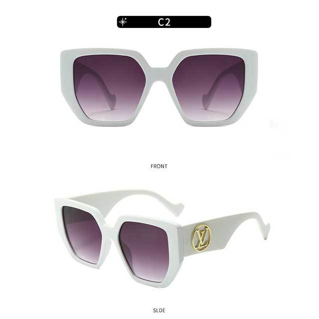 New Vintage Rectangle Sunglasses Women