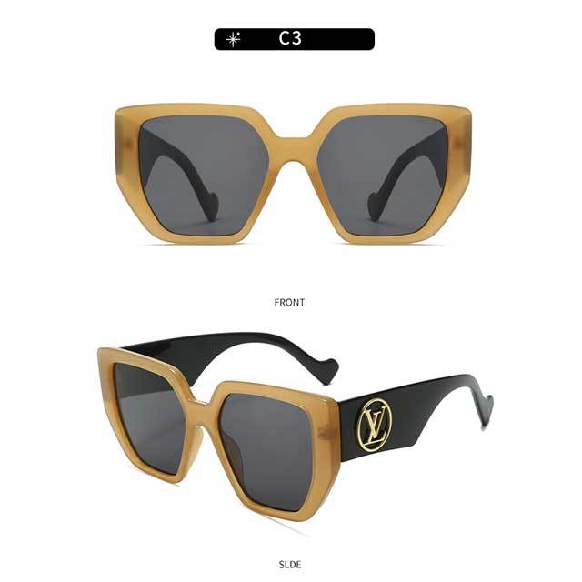New Vintage Rectangle Sunglasses Women