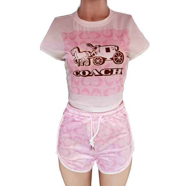 Printed Sporty Short Set