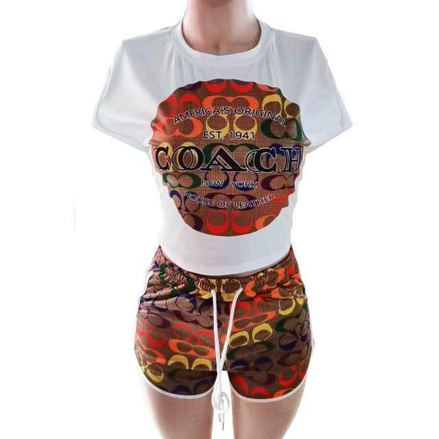 Printed Sporty Short Set