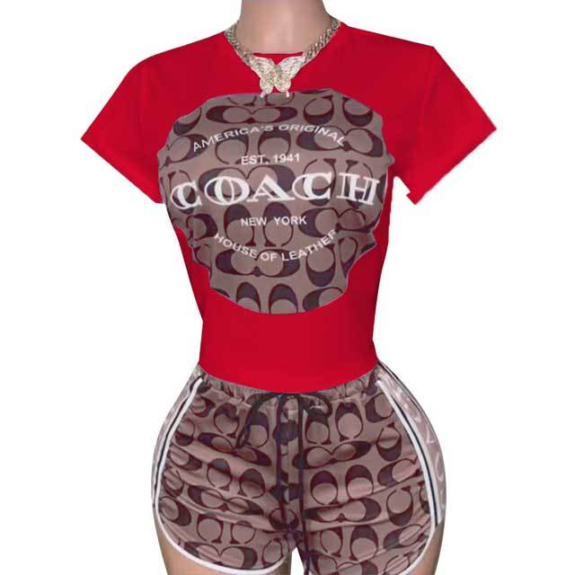 Printed Sporty Short Set