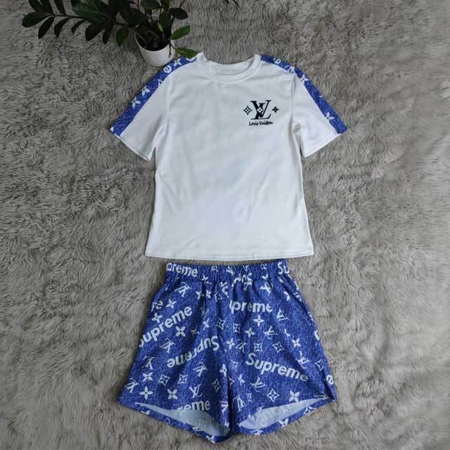 Printed Casual Women Short Set