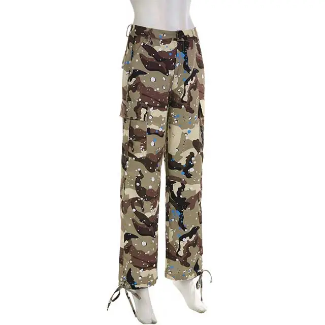 Splash Ink Camo Cargo Pants