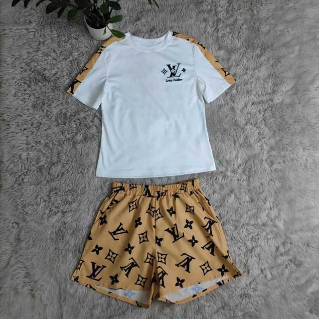 Printed Casual Women Short Set
