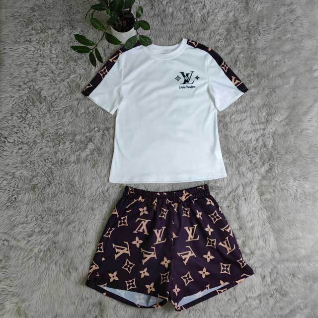 Printed Casual Women Short Set