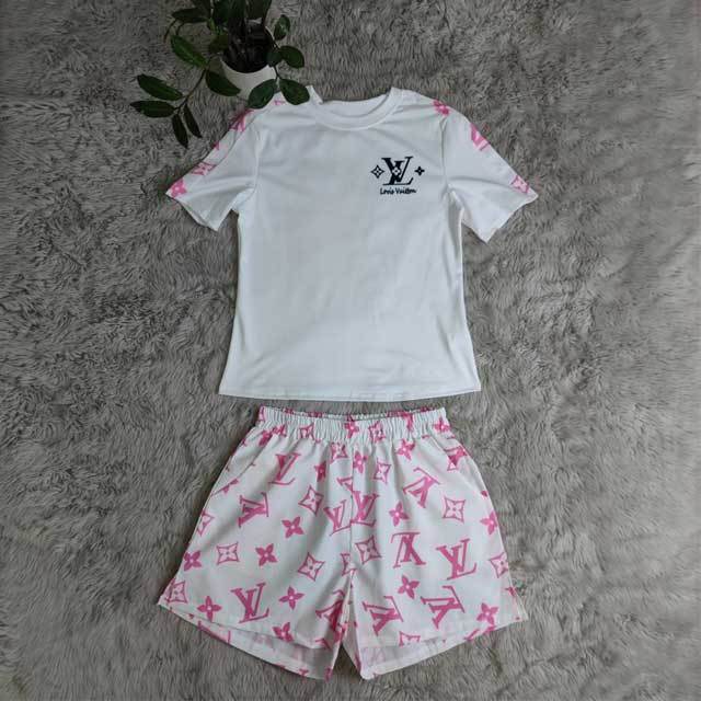 Printed Casual Women Short Set