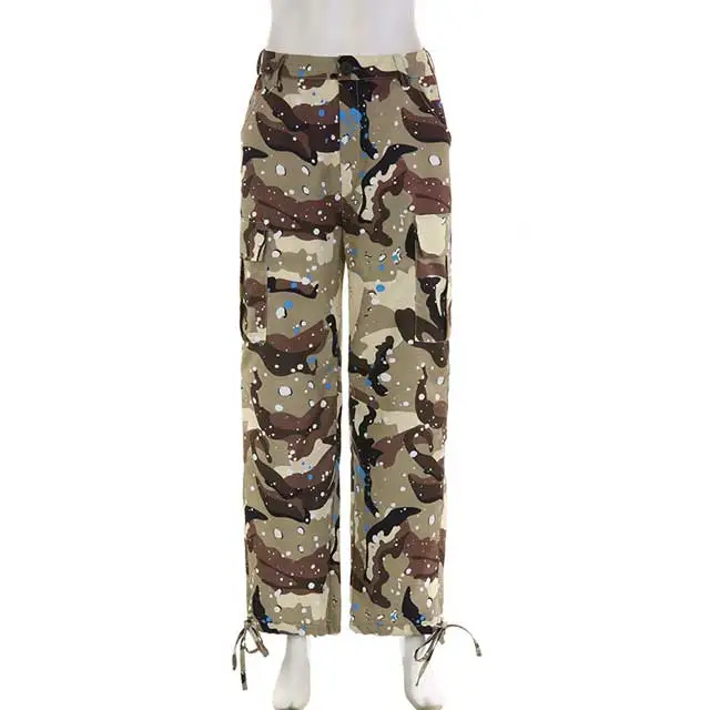 Splash Ink Camo Cargo Pants