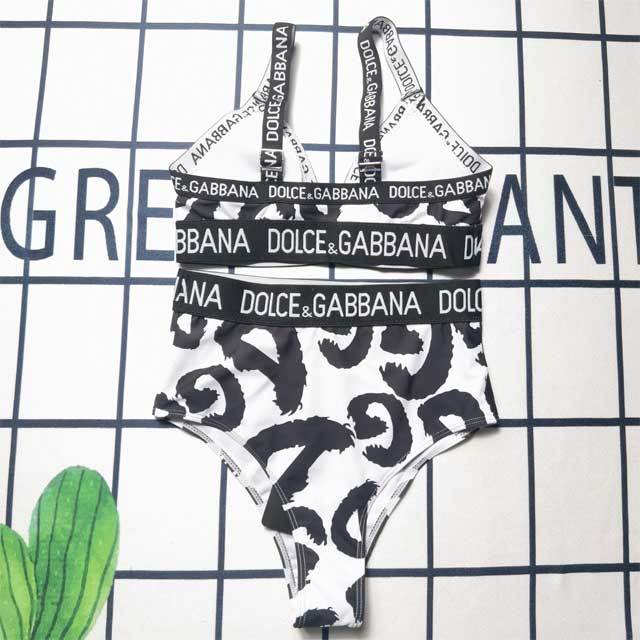 Printed High Waist Tankinis
