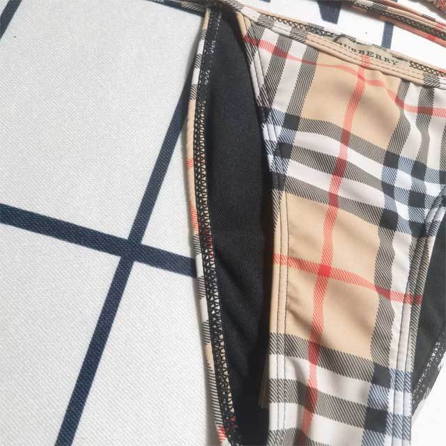 Plaid Print Bikini Set