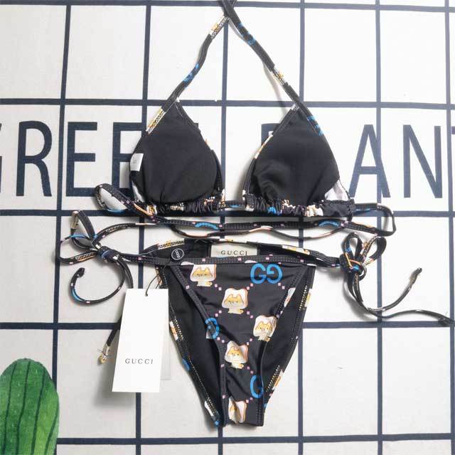 Cartton Print Bikini Set