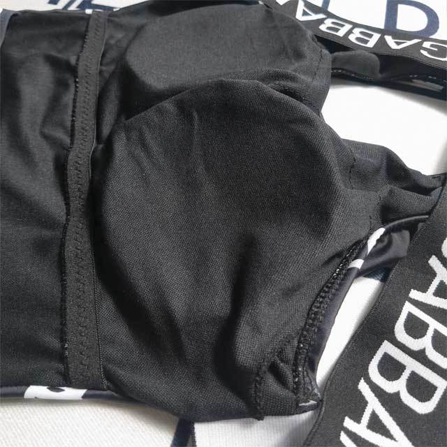 Letter Design Backless One Piece