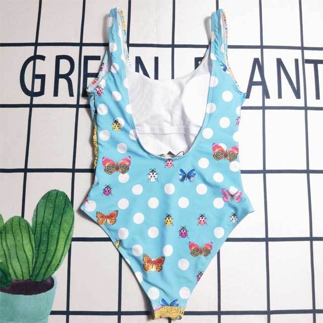 Backless Printed Sexy One Piece
