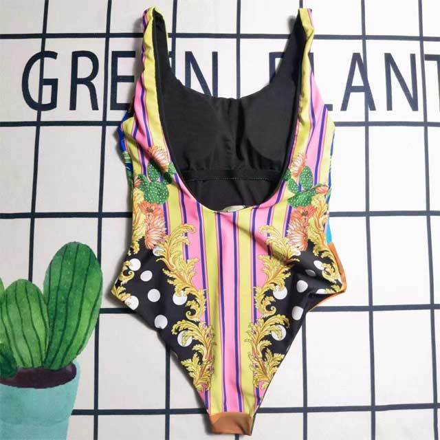 Printed Sleeveless One Piece