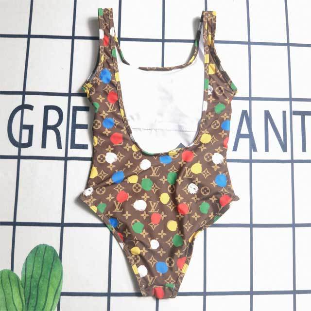 Polka Dots Backless One Piece