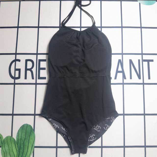 Printed Halter Backless One Piece