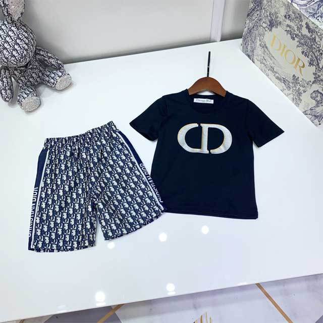 Letter Print Kids Two Piece Set