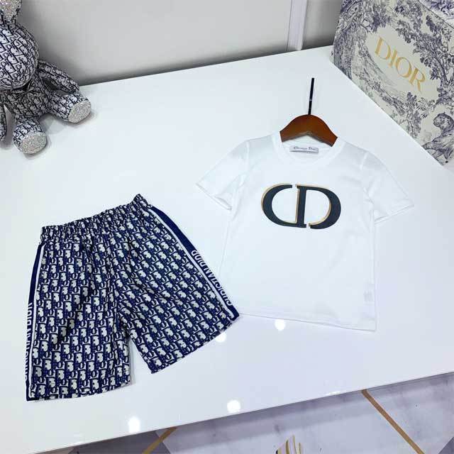 Letter Print Kids Two Piece Set