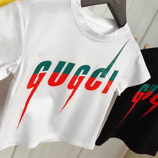 Letter Print Unisex Tees For Kids