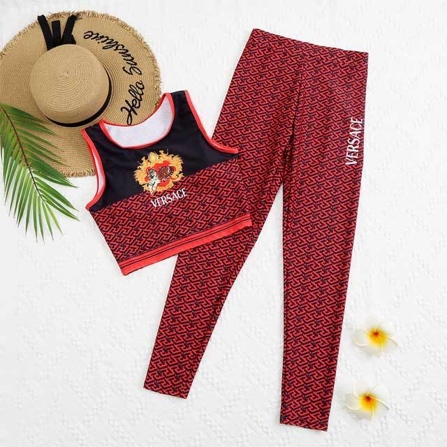 Printed Tank Top Casual Tracksuit