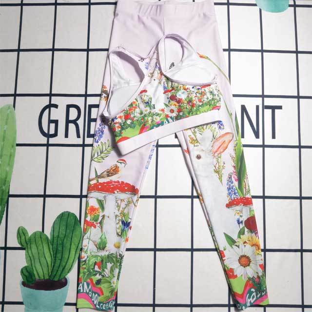 Rabbit Print Casual Jogging Suit