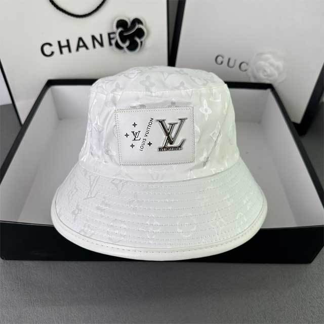 Metal Letter Fashion Bucket Hat