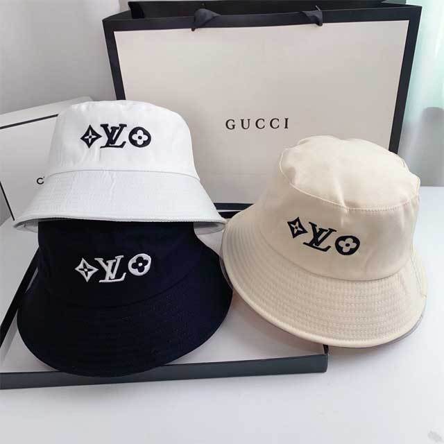 Embroidery Flat Bucket Hat
