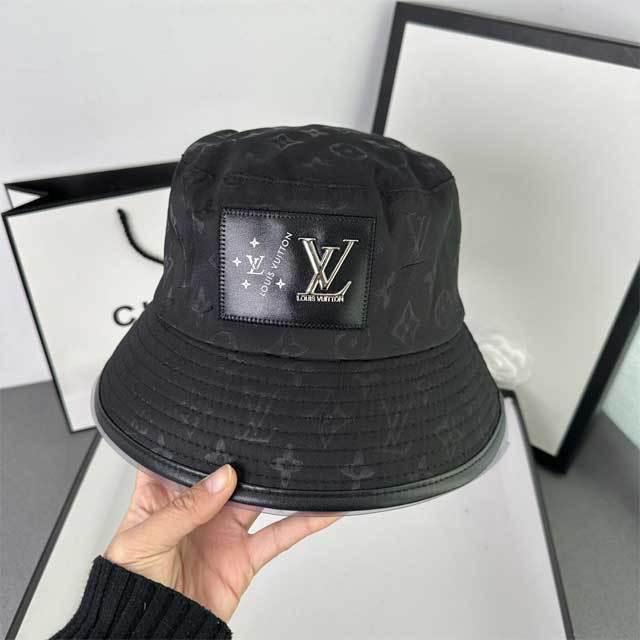 Metal Letter Fashion Bucket Hat