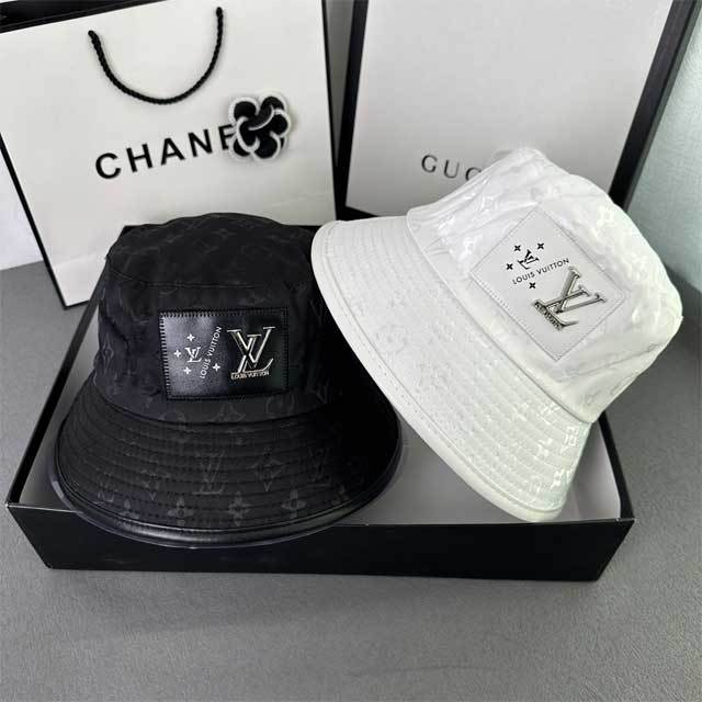 Metal Letter Fashion Bucket Hat