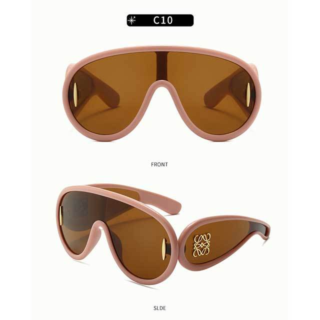Luxury Brand Oversized Steampunk Eyewear Sunglasses