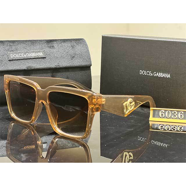 Luxury Brand Designer Vintage Square Sunglasses