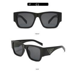 Rectangle Brand Designer Retro Sunglasses