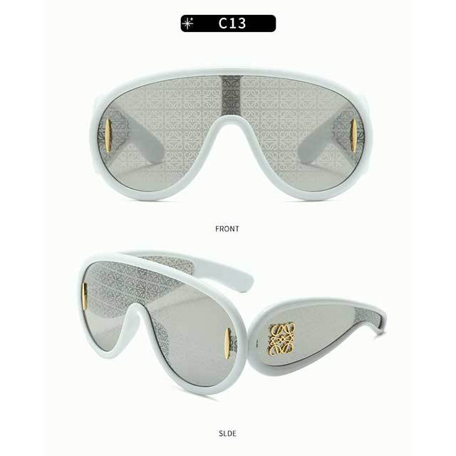 Luxury Brand Oversized Steampunk Eyewear Sunglasses