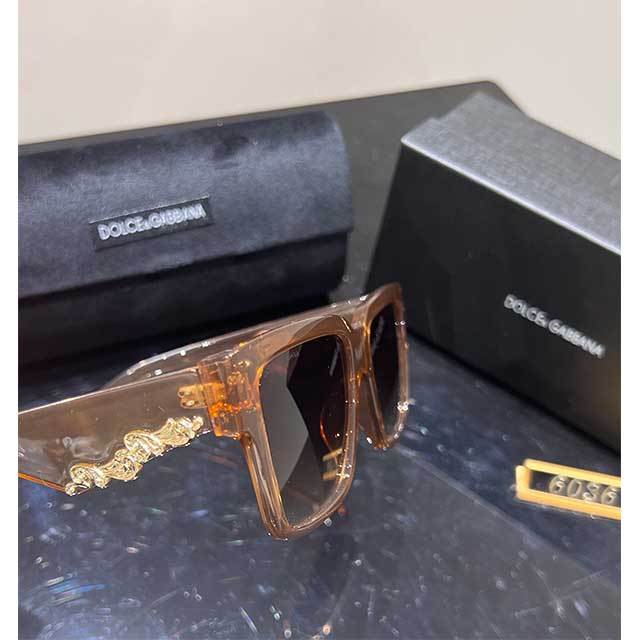 Luxury Brand Designer Vintage Square Sunglasses