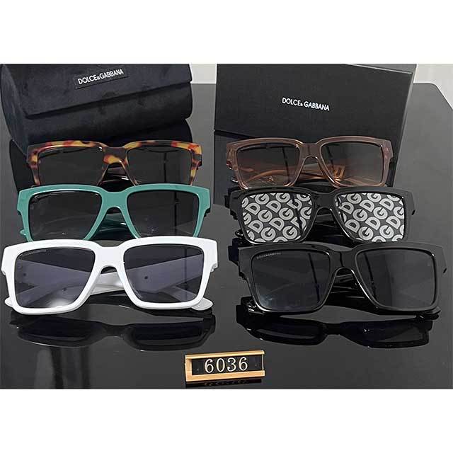 Luxury Brand Designer Vintage Square Sunglasses