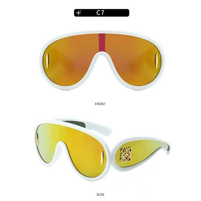 Luxury Brand Oversized Steampunk Eyewear Sunglasses
