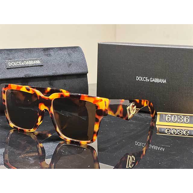 Luxury Brand Designer Vintage Square Sunglasses