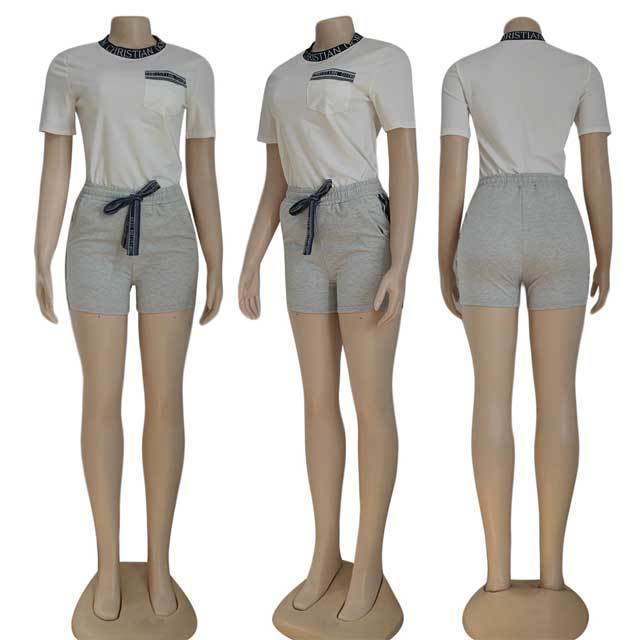 Short Sleeve Casual Short Set