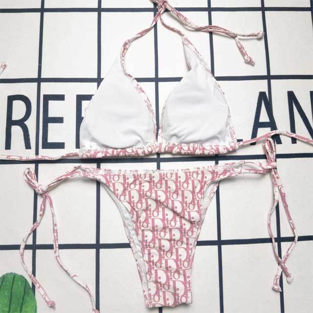 Letter Print Fashion Bikini Set