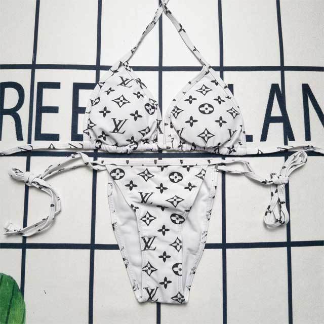 Printed Fashion Strappy Bikini Set