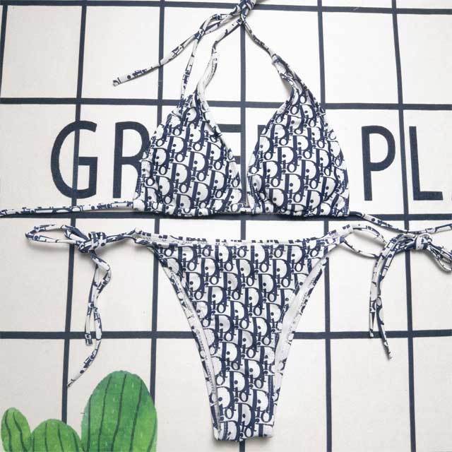 Letter Print Fashion Bikini Set