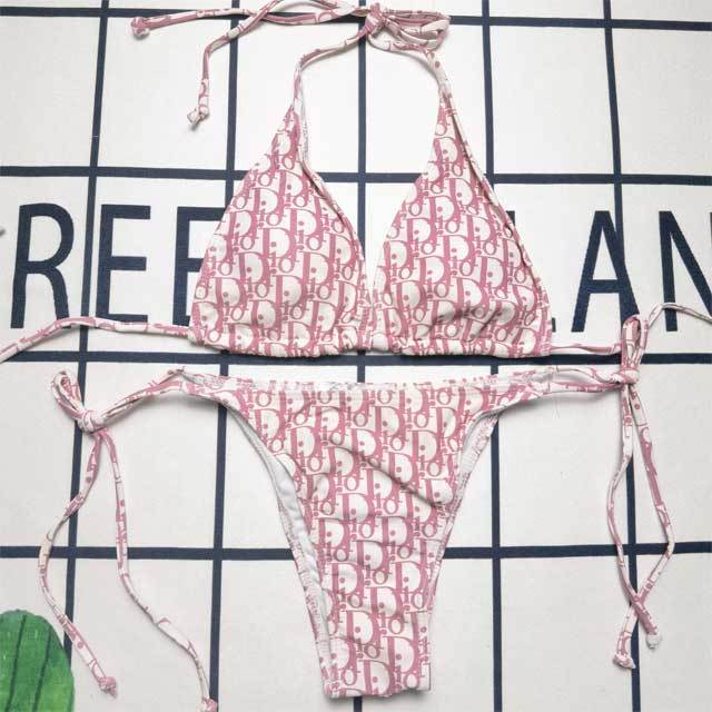 Letter Print Fashion Bikini Set