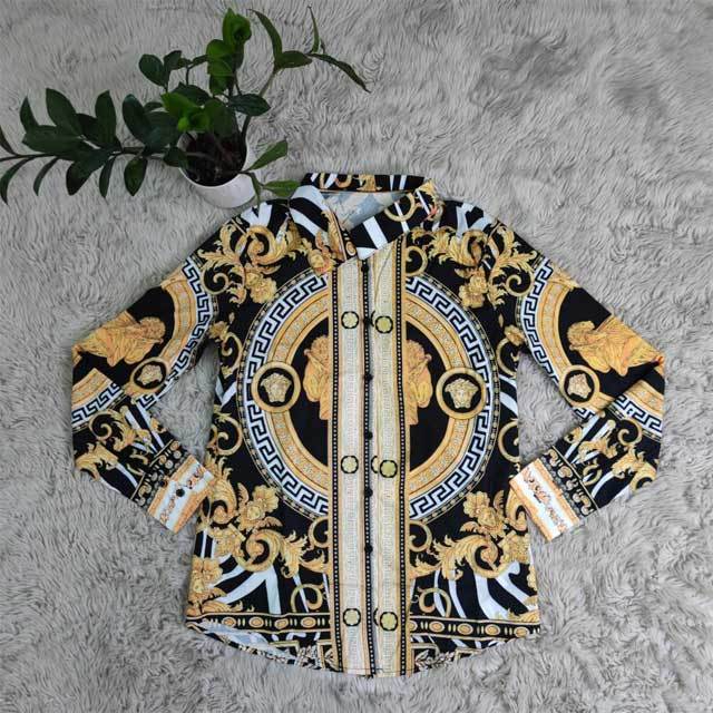 Printed Long Sleeve Women Shirt