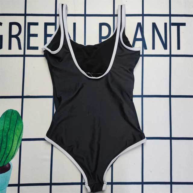 Letter Print Women One Piece