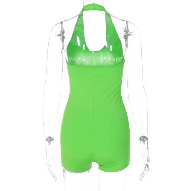 Basic Halter Fitness Romper