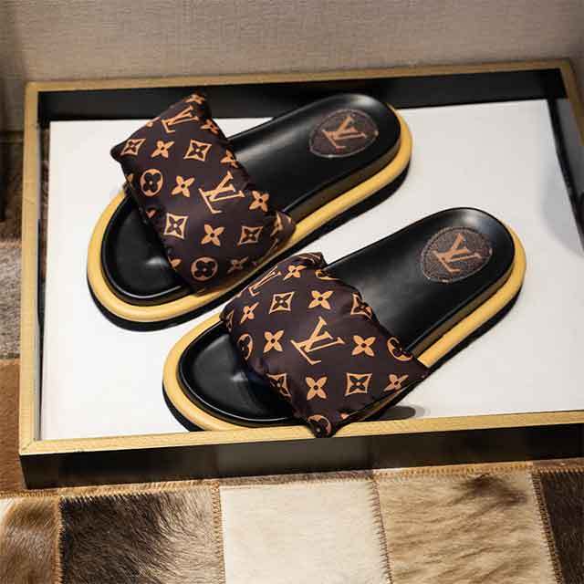 Magic Tape Thick Bottoms Slides Shoes