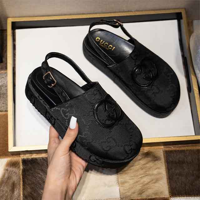 Women's Alphabet Platform Sandals