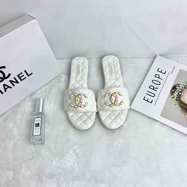 Open Toe Flat Slippers Streetwear