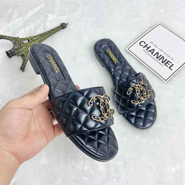 Open Toe Flat Slippers Streetwear